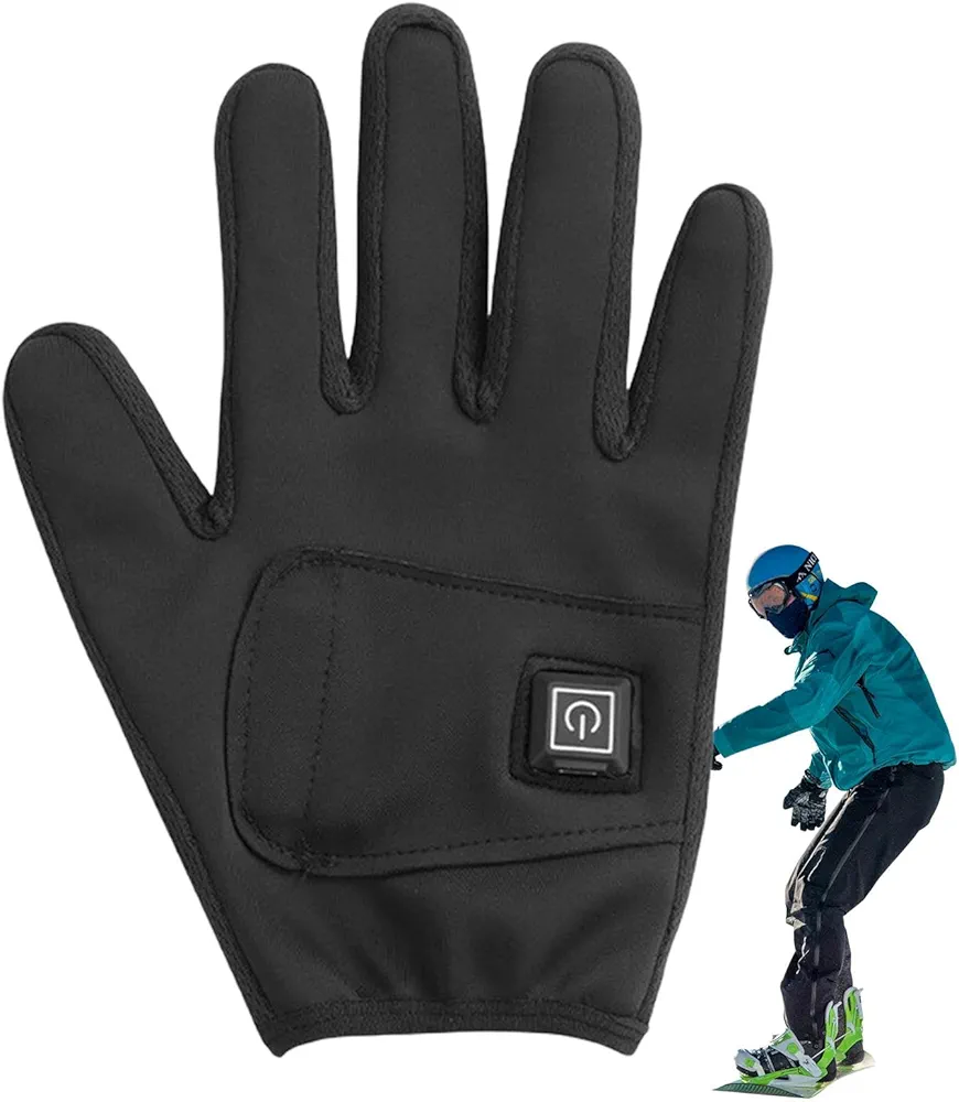 Guantes Térmicos,Guantes De Trabajo Térmicos | Guantes Calentadores de Manos Recargables por USB - Guantes calefactables para Motocicleta, Calentadores de Manos, Equipo para Clima frío para Ciclismo,