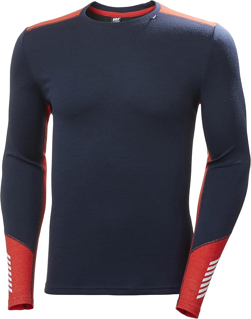 Helly Hansen Hombre Camiseta Térmica Lifa Merino Midweight Crew