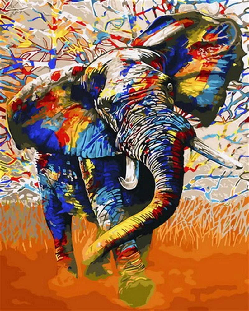 Adultos Madera Puzzle 1000 Piezas Animales Elefante Colorido Niños Juego Clásico Ocio Arte Toys Puzzles