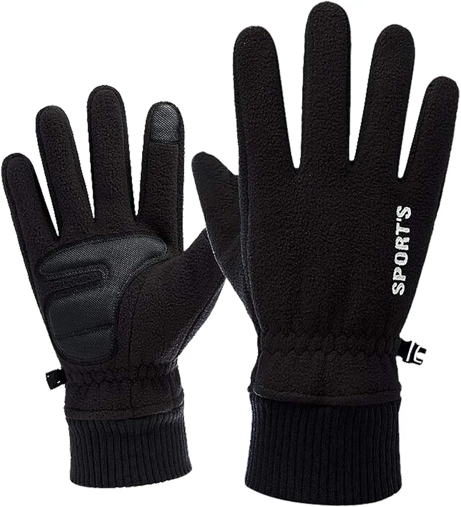 Guantes cálidos a prueba de viento, guantes de invierno para hombre, guantes térmicos para mujer, equipo de deportes de invierno, equipo de esquí para mujer