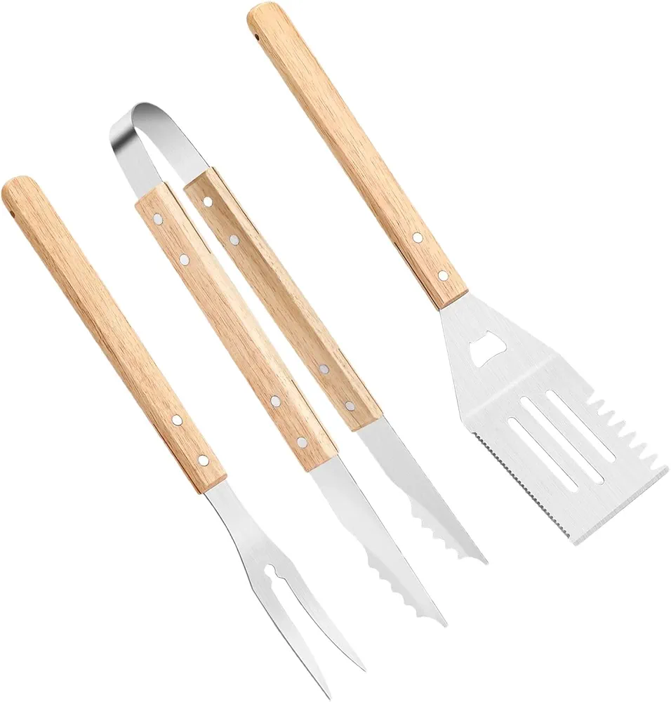 Juego de utensilios para parrilla, Juego de herramientas para parrilla - Utensilios para barbacoa de acero inoxidable,Kit de accesorios para barbacoa, juego de herramientas para parrilla de barbacoa d