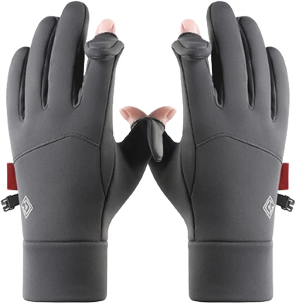 Generisch Guantes de invierno para mujer, guantes de invierno para hombre, guantes de equitación a prueba de viento con diseño de pantalla táctil – Manoplas unisex, accesorios de invierno, equipo de