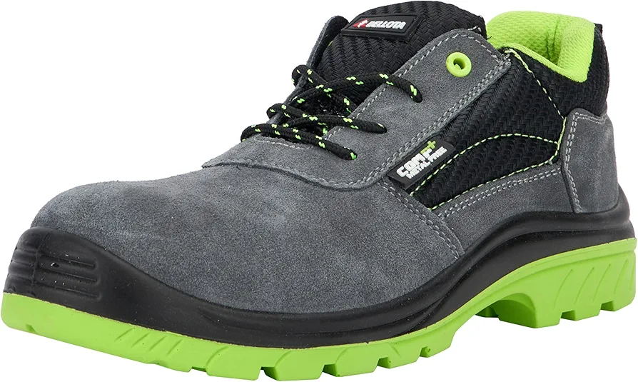 Bellota 7231043S1P - Zapatos de Seguridad de Hombre y Mujer (Talla 43) de Piel Serraje Transpirable, Ligeras y Resistentes a Golpes y Rozaduras