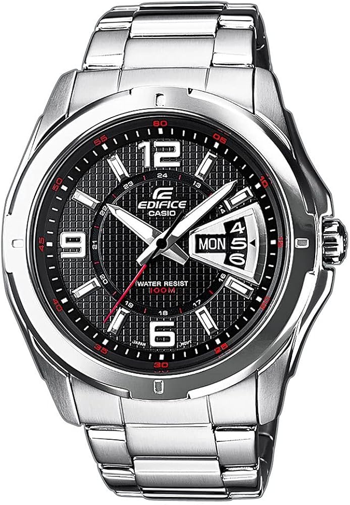 Casio EDIFICE Reloj en caja sólida, 10 BAR, para Hombre