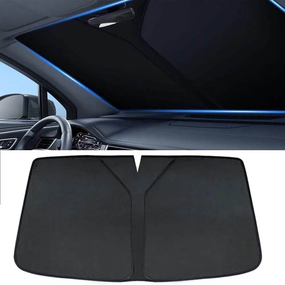 RIKCAT Parasol para Parabrisas de Coche, para Toyota C-HR 2020-2023 2024 Protector de Parabrisas de Coche con Protección UV Accesorios Interior,B