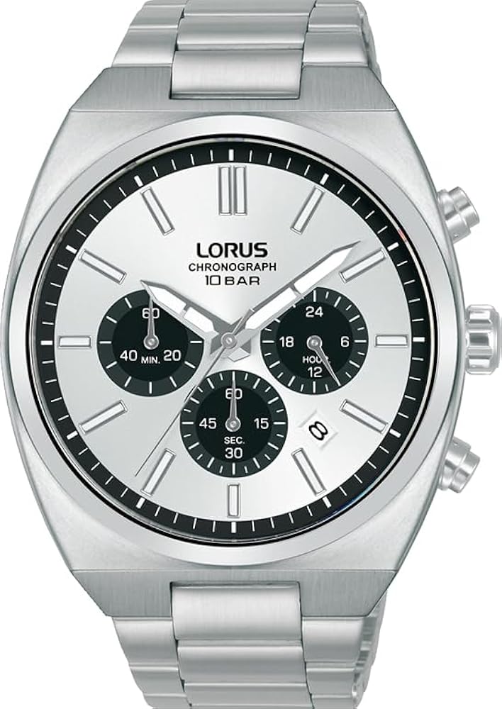 Lorus Reloj Analógico de Cuarzo para Hombre con Pulsera de Metal