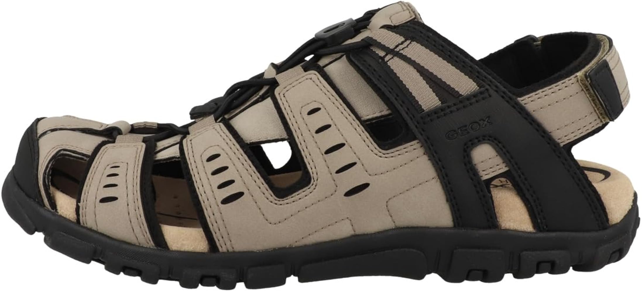 Geox Uomo Sandal Strada C, Sandalias Deportivas Hombre, Color Pardo, 43 EU