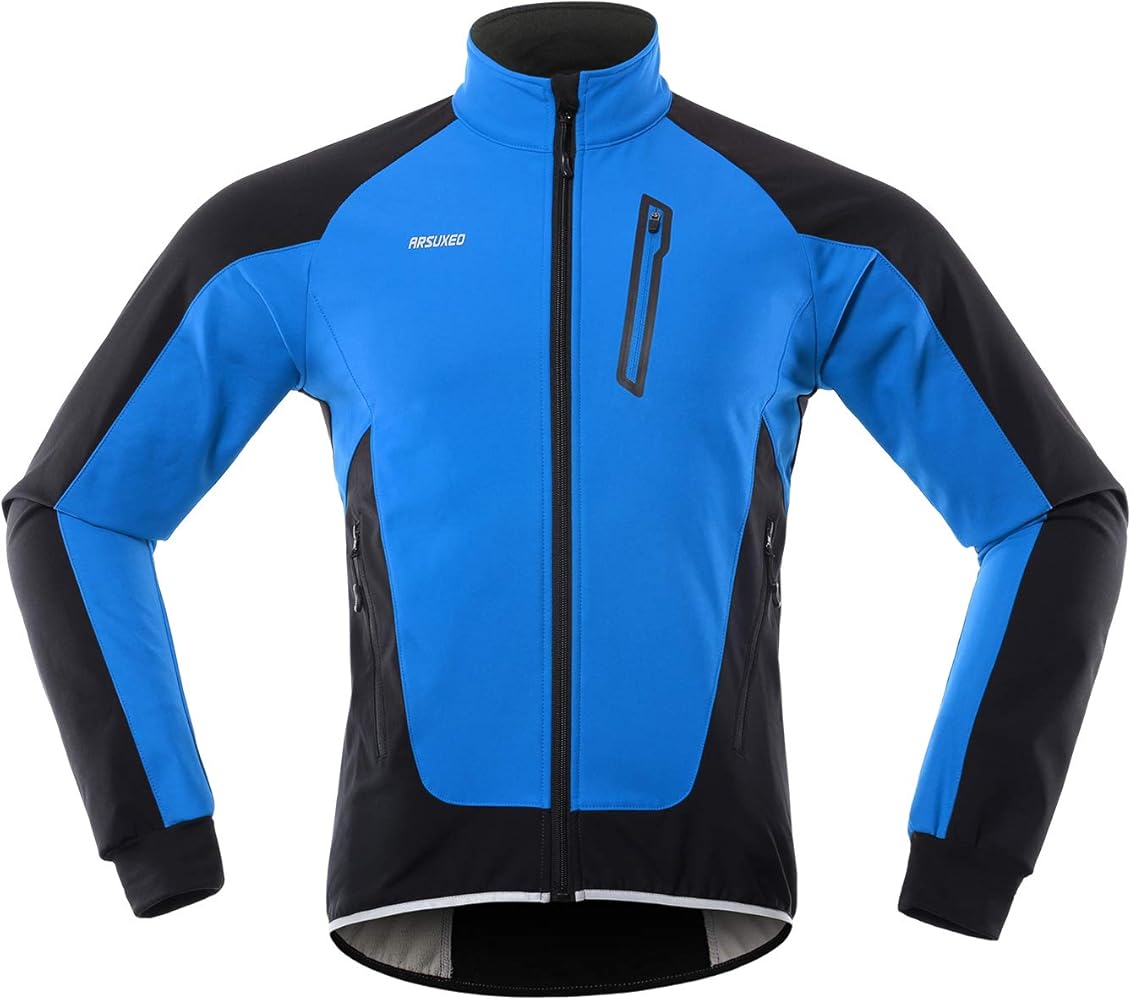 Lixada Hombres Ciclismo Chaqueta Impermeable a prueba de viento Térmico Polar Bicicletas Jersey MTB Ciclismo Equitación Correr Otoño Invierno Chaqueta Abrigo Adecuado para Ciclismo Correr Montañismo