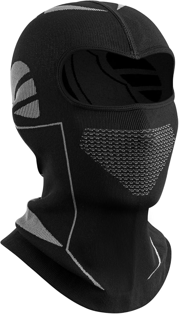 ENONEO Pasamontañas Motocicleta Invierno Hombre Calentador de Cuello Ciclismo Running Braga Cuello Moto Anti Viento Transpirable Balaclava Mujer Esquí Pasamontañas Térmica Bicicleta Bandana