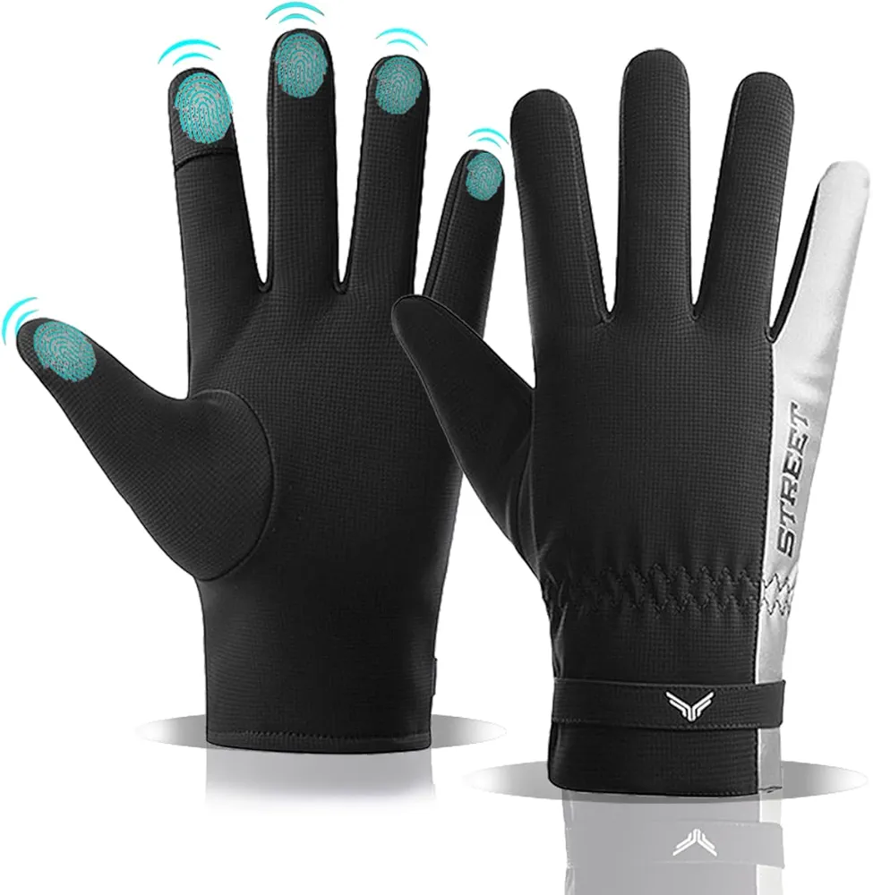 XDSP Guantes de Invierno Guantes Ciclismo Guantes de Pantalla Táctil Impermeable Guantes Deportivos Pesca Running Cálido Resistentes al Viento para Esquí Nieve Ciclismo Deporte para Hombre y Mujer