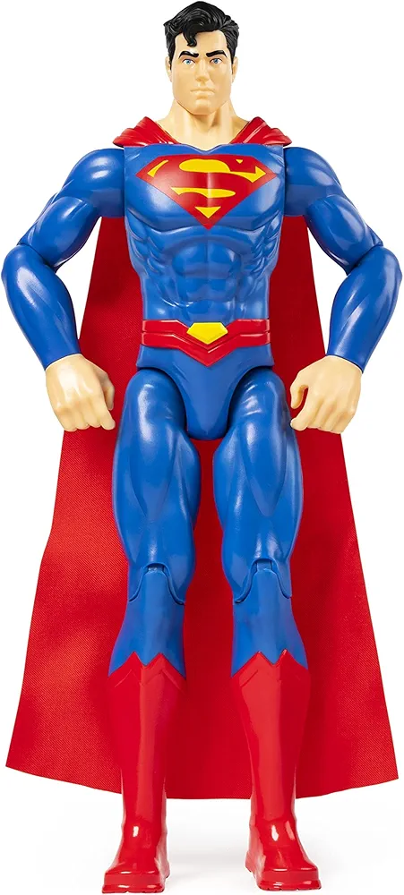 DC Comics - Superman MUÑECO 30 CM - Figura Superman Articulada de 30 cm Coleccionable - 6056778 - Juguetes niños 3 años +