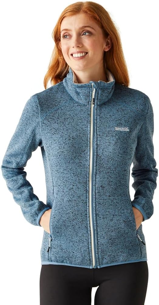 Regatta Newhill - Chaqueta de forro polar transpirable con cremallera completa para mujer