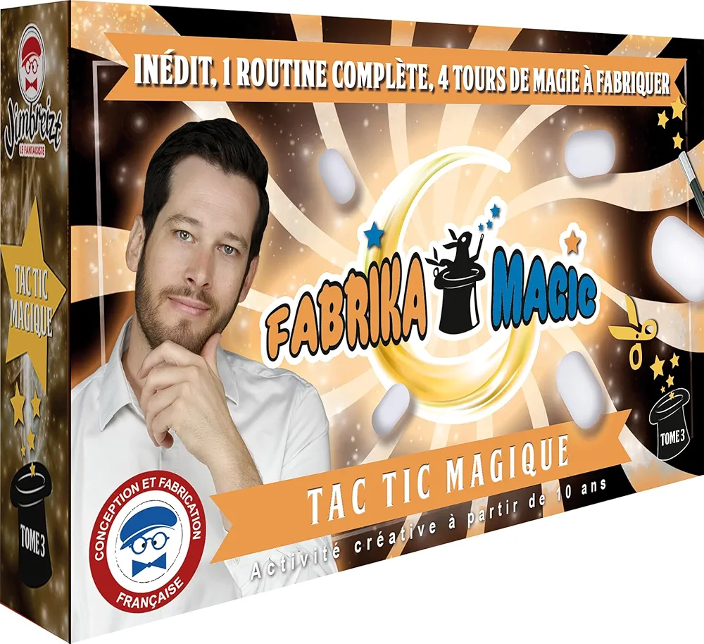 Twin Games - Asmodee Fabrika Magic - TAC Tic mágico - Juegos de Mesa - Ocio Creativo - Juegos de Magia - A Partir de 10 años - Versión en francés