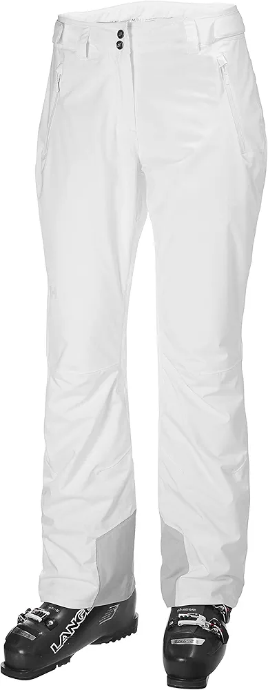 Helly Hansen W Legendary Insulated Pant Pantalones de Esquí, Mujer, Blanco, M