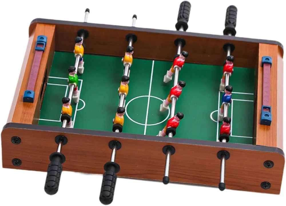 KWIBYBGS Mini Juegos de Pinball,Futbolín,Mini Futbolín,Juego de Arcade para Fiesta de Ocio, Juego de Escritorio, Juego Familiar