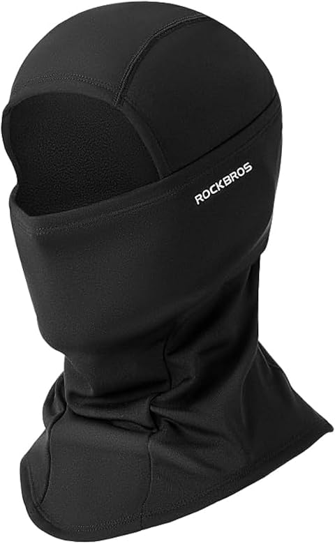 ROCKBROS Pasamontañas Anti Viento Transpirable para Deportes al Aire Libre Bicicleta Motocicleta Snowboard Esquí Ciclismo para Otoño Invierno Hombre y Mujer