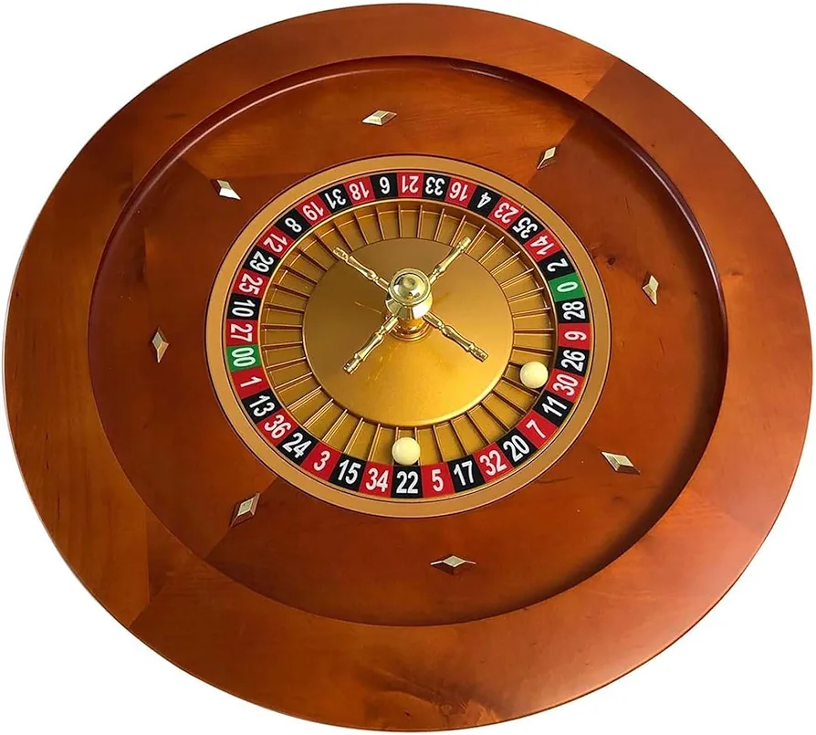 GALPBBCADE Rueda De Ruleta De Madera Durable MultifuncióN Ruedas Ruleta PráCtico Tocadiscos Juegos Mesa Ocio Juegos Casino Juegos Apuestas para Fiestas,001